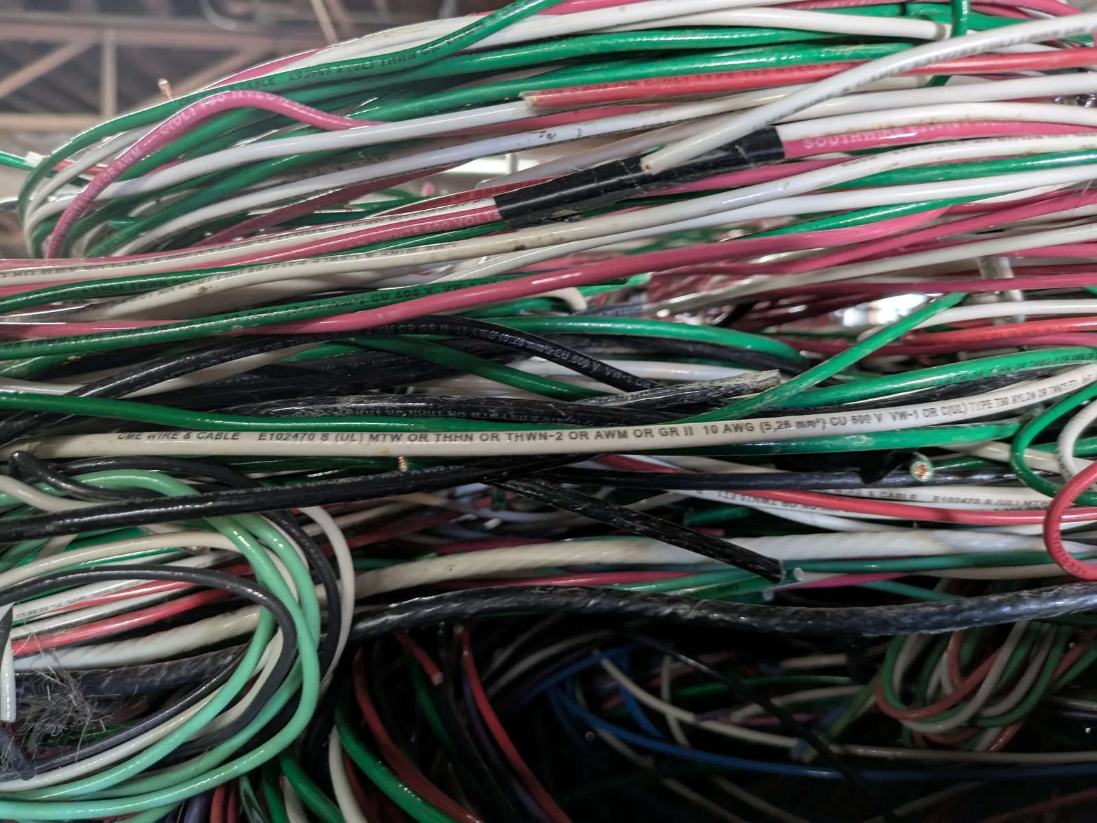 Wire Insulated #1  THHN 75% scrap metal example - Image 2 of 2