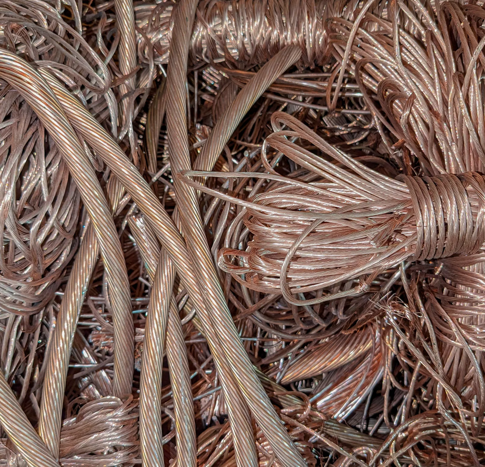 Bare Bright scrap metal example - Image 1 of 2